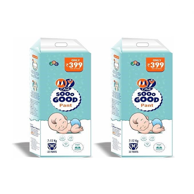 My Aid Soo Good Baby Diapers Jumbo + Wet Wipes Combo