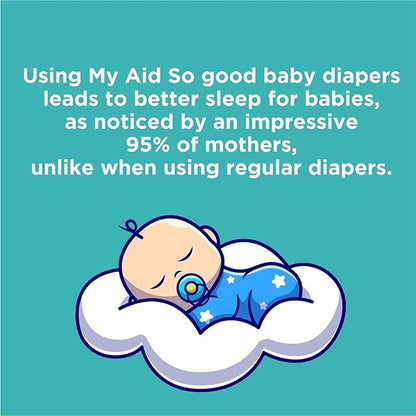 My Aid Soo Good Baby Diapers Jumbo + Wet Wipes Combo